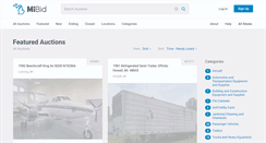 Desktop Screenshot of mibid.bidcorp.com